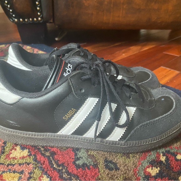 Adidas Black Samba boys 5.5 indoor soccer futsal - Picture 3 of 4